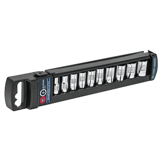 Foto 1 | Juego de 10 Dados Cuadro 1/4' mm Truper color Gris