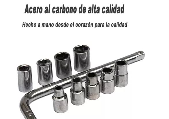 Foto 4 pulgar | Kit Herramienta Mecánica Llave en Forma ''L'' Wünd con Dado de Vaso 26 Piezas