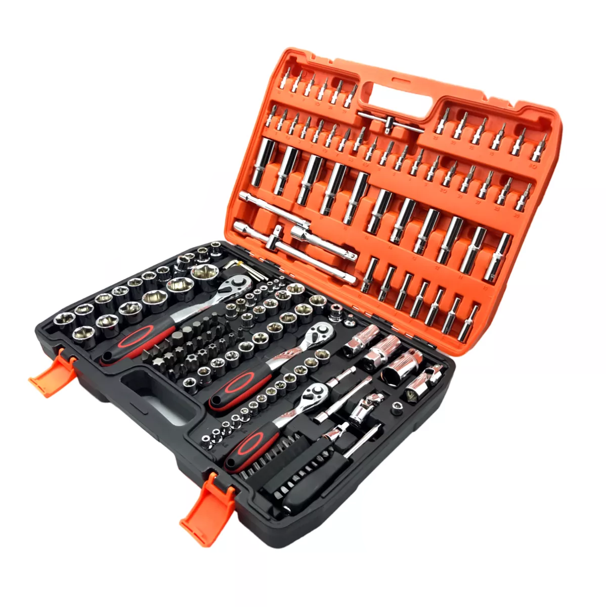 Juegos De Dados Herramienta Reparación Automóviles 172 Pcs Eo Safe Imports Esi-12365 Naranja