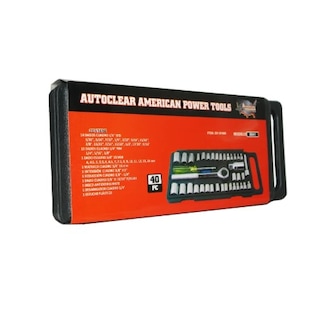 Foto 3 | Autoclear Mm Y Std 1/4'' Y 3/8'' Matracas Y Dados 40 Piezas American Power