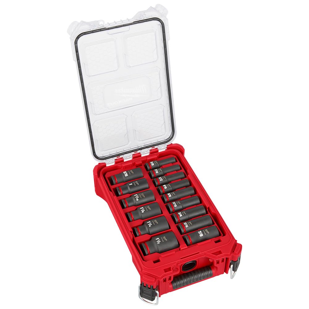 Juego De Enchufes Milwaukee Impact Sae 1/2 Pulgada 49-66-6802 - Venta Internacional.
