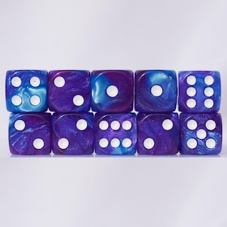 Foto 4 | Juego De Dados Acrílicos 16 Mm 10 Piezas D6 Para Juegos De Mesa Rpg Mtg Dnd - Venta Internacional.