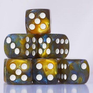 Foto 3 | Juego De Dados Acrílicos De 16 Mm, 10 Piezas, Para Juegos De Mesa Rpg Mtg Dnd - Venta Internacional.