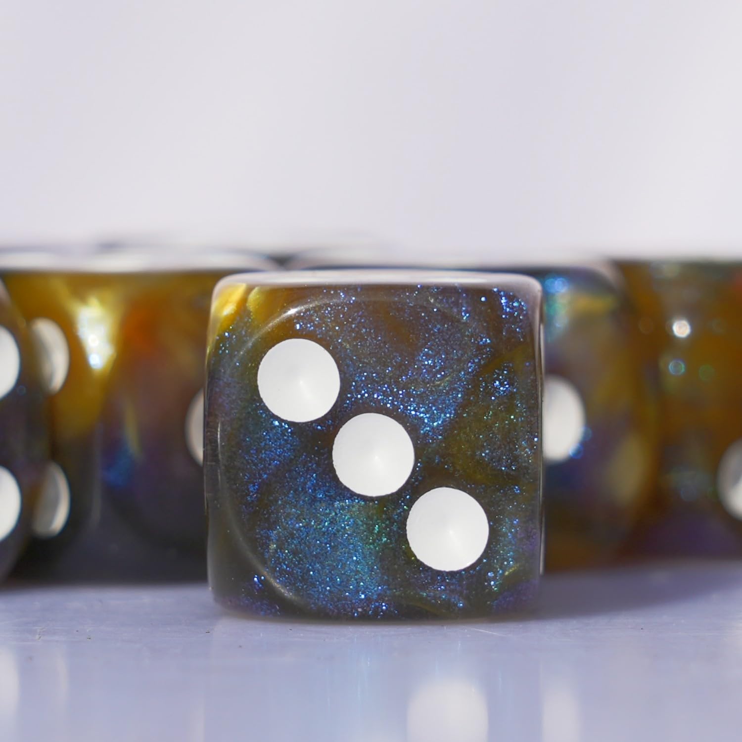 Foto 5 | Juego De Dados Acrílicos De 16 Mm, 10 Piezas, Para Juegos De Mesa Rpg Mtg Dnd - Venta Internacional.