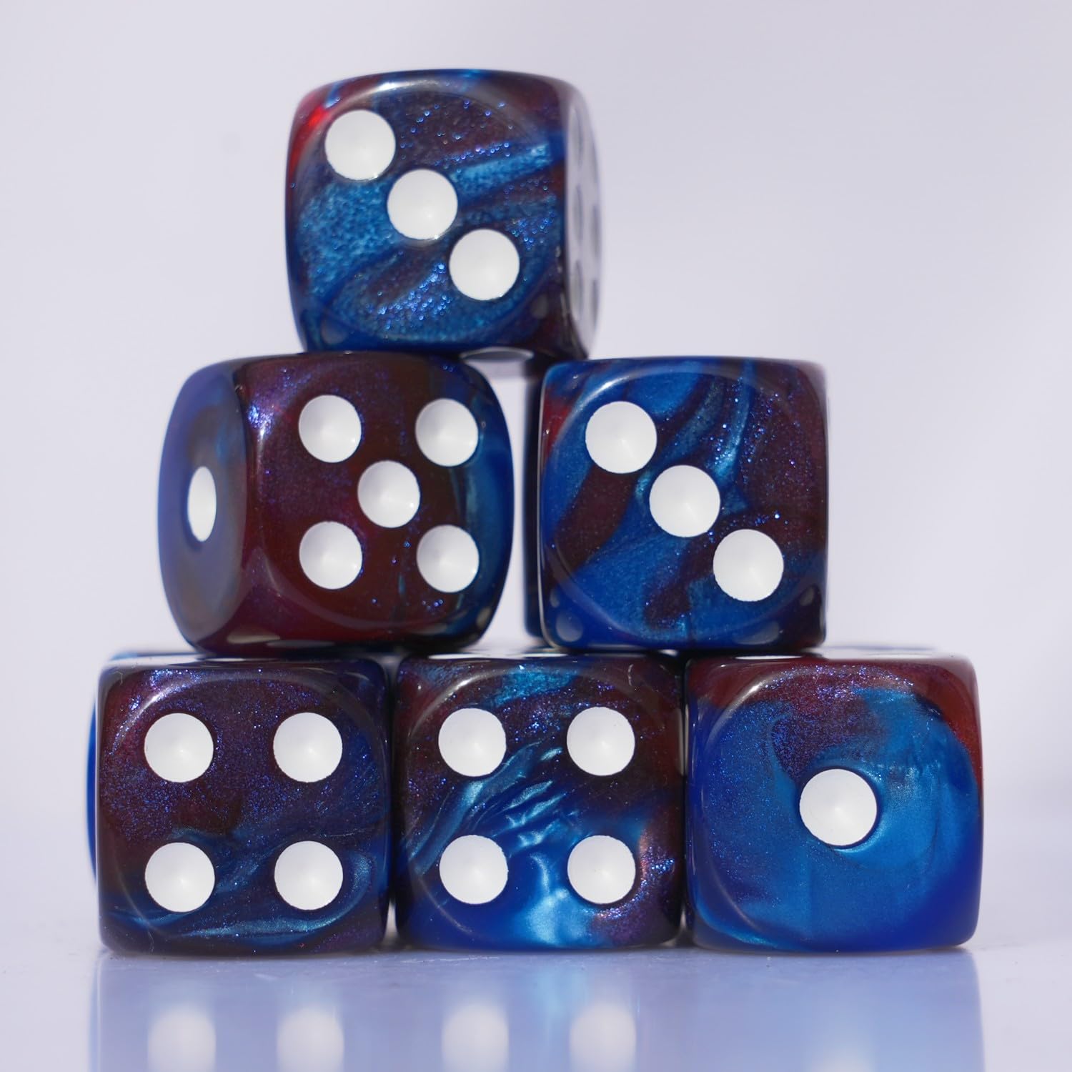 Foto 4 pulgar | Juego De Dados Acrílicos De 16 Mm, 10 Piezas, Para Juegos Rpg Mtg Dnd - Venta Internacional.