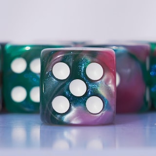 Foto 4 | Juego De Dados Acrílicos De 10 Piezas De 16 Mm Para Juegos De Mesa Rpg Mtg Dnd - Venta Internacional.
