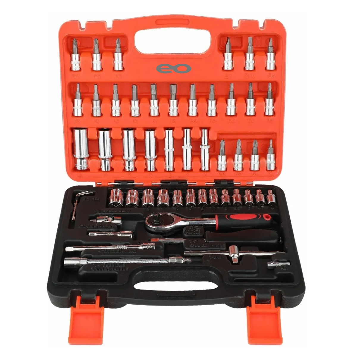 Foto 1 | Juego De Herramientas Mecánicas Dados 53pcs Eo Safe Imports Esi-2594-1 Negro