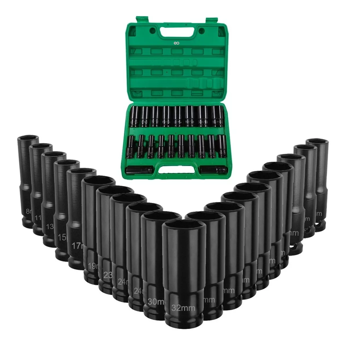 Foto 3 pulgar | Juego De Dados, Llaves Vaso 1/2 Mecanica 20 Pzas Eo Safe Imports Esi-7104-1 Negro