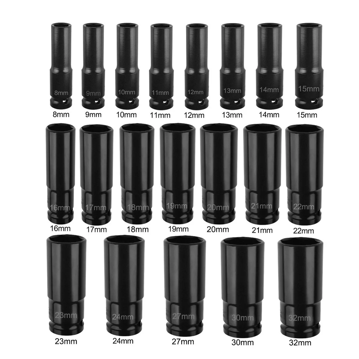 Foto 4 pulgar | Juego De Dados, Llaves Vaso 1/2 Mecanica 20 Pzas Eo Safe Imports Esi-7104-1 Negro