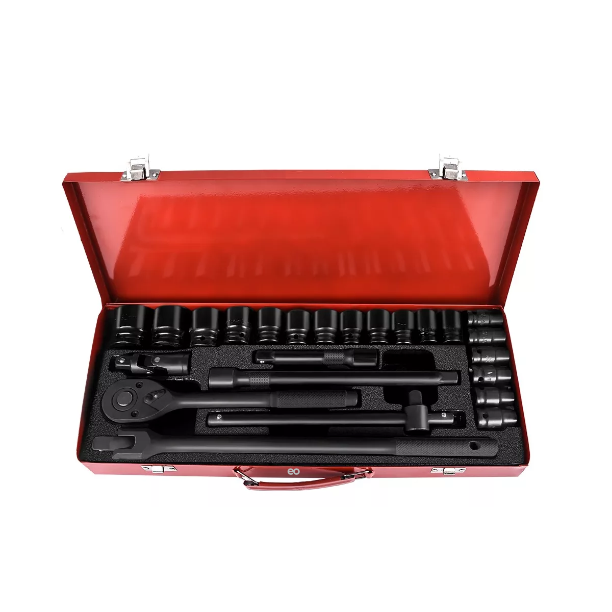 Language Juego De Dados De Impacto De Aire Herramientas 1/2 24pzs Eo Safe Imports Esi-12364-1 Negro