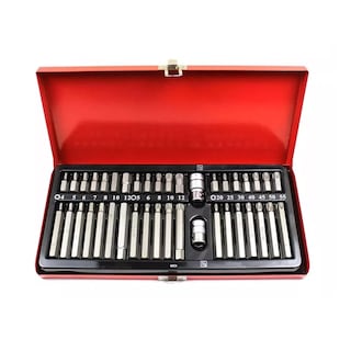 Foto 1 | Juego Torx Y Hexagonales Con Adaptador, Puntas Y Dados 40 Piezas Eo Safe Imports Esi-8543-1 Rojo