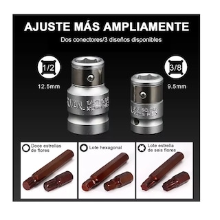 Foto 3 | Juego Torx Y Hexagonales Con Adaptador, Puntas Y Dados 40 Piezas Eo Safe Imports Esi-8543-1 Rojo