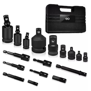 Foto 1 | Juego De Adaptadores Para Dados Y Llaves De Impacto 17 Pz Eo Safe Imports Esi-12367-1 Negro