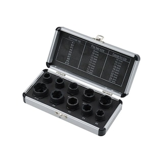 Foto 3 | Juego De Extractores De Birlos Tornillos Tuercas 9-19mm Eo Safe Imports Esi-7286-1 Negro