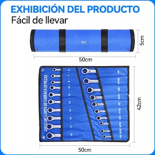 Foto 2 | Juego De Llaves Trinquete De Pulgadas Y Métricas De 20 Pcs Eo Safe Imports Esi-18716 Plata