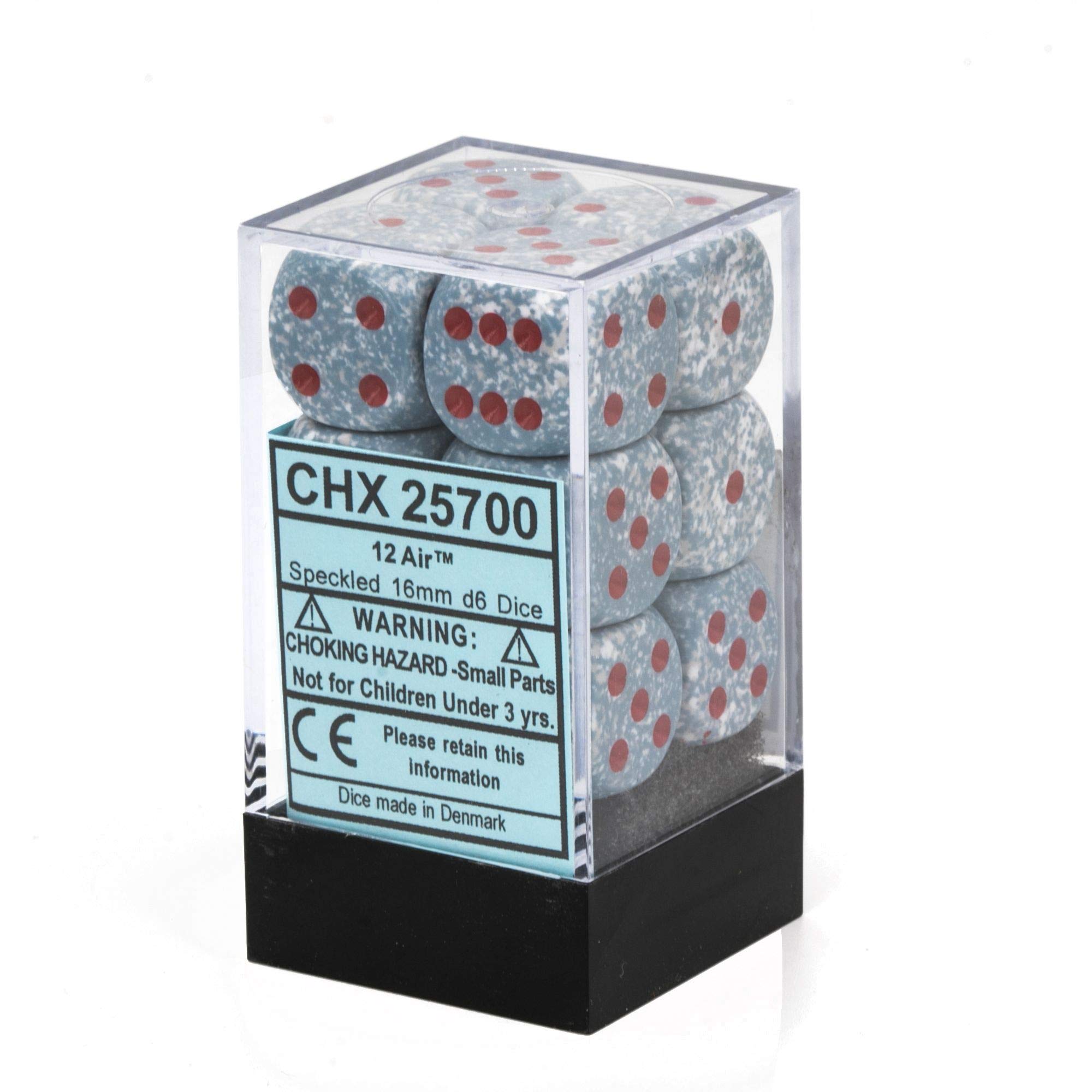 Foto 5 | Juego De Dados Chessex Air Sketled, 16 Mm, Seis Caras (12) - Venta Internacional.