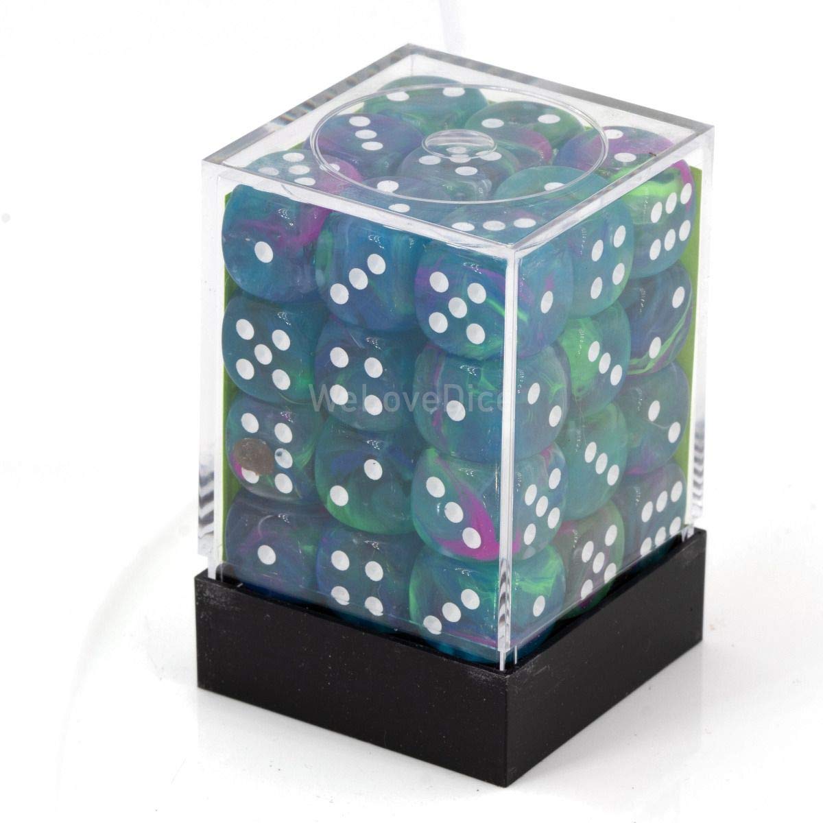 Foto 4 pulgar | Juego De Dados Chessex Festive Waterlily D6 12 Mm [chx27946] - Venta Internacional.