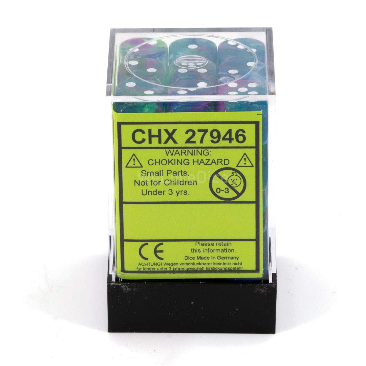 Foto 6 pulgar | Juego De Dados Chessex Festive Waterlily D6 12 Mm [chx27946] - Venta Internacional.