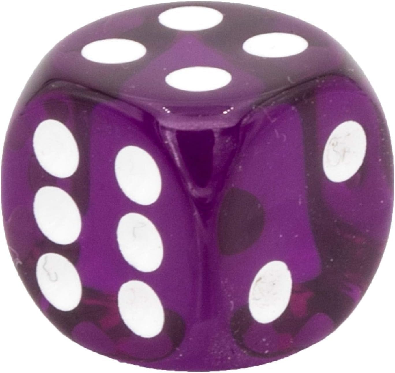 Foto 5 pulgar | Dice Chessex, Morado Translúcido, 16 Mm, 6 Caras (12 Dados) - Venta Internacional.