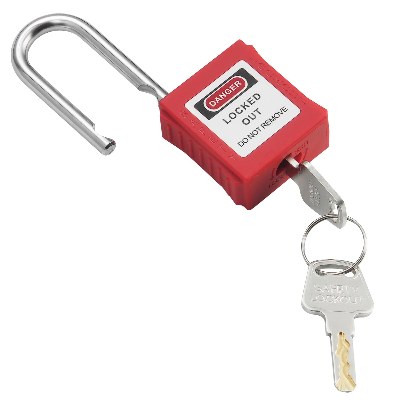 Foto 5 pulgar | Candados De Seguridad Vevor, 10 Unidades, Rojos, Con 2 Llaves Por Candado - Venta Internacional.
