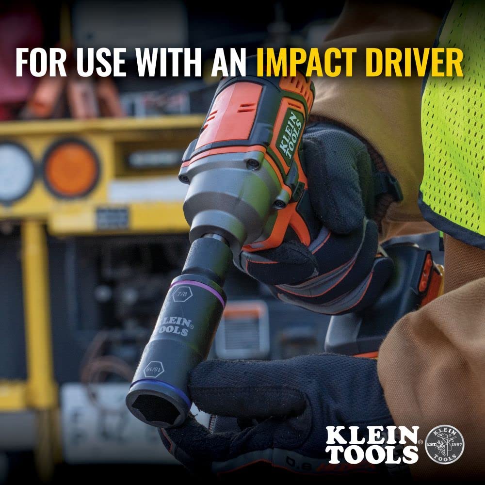 Foto 4 pulgar | Juego De Enchufes Impact Klein Tools 66070 Con 7 Enchufes Y Adaptadores - Venta Internacional.