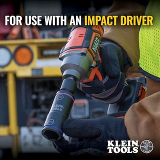 Foto 3 | Juego De Enchufes Impact Klein Tools 66070 Con 7 Enchufes Y Adaptadores - Venta Internacional.