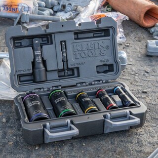 Foto 7 | Juego De Enchufes Impact Klein Tools 66070 Con 7 Enchufes Y Adaptadores - Venta Internacional.