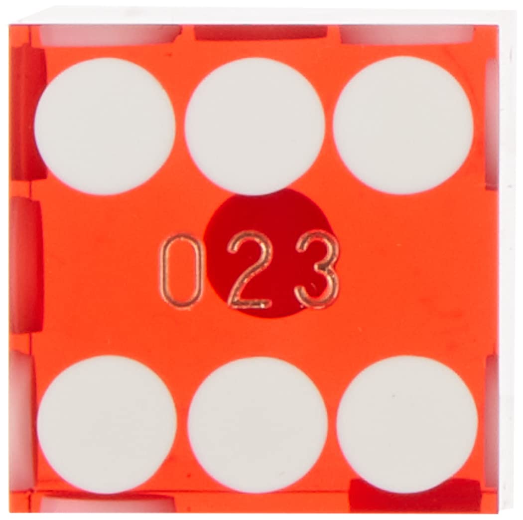 Foto 2 | Casino Dice Trademark Poker 10-dc19red 19 Mm Grado A (rojo) - Venta Internacional.