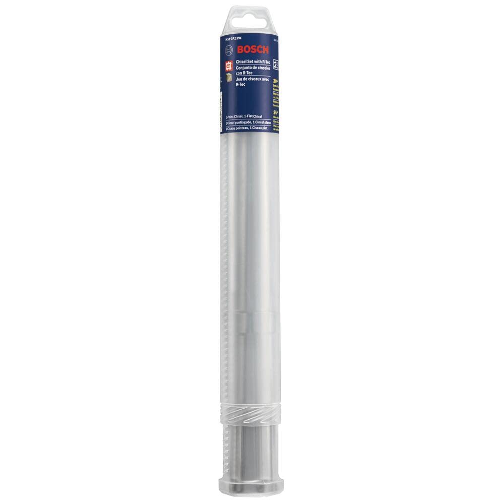 Foto 5 pulgar | Juego de Cinceles Bosch Hs19r2pk Sds-max R-tec Autoafilables 2 Unidades - Venta Internacional