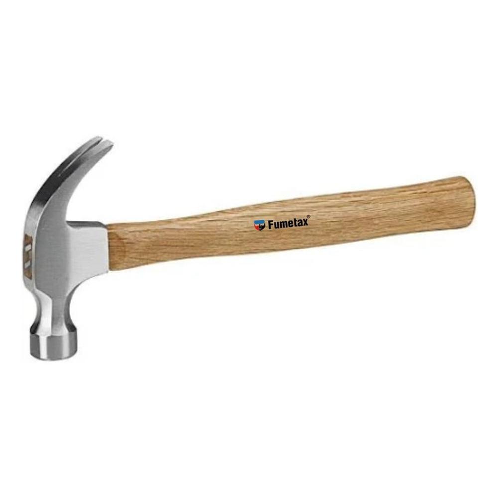 Foto 2 pulgar | Martillo Uña Curva Fumetax Mango Madera 16oz 32cm Sw-19989
