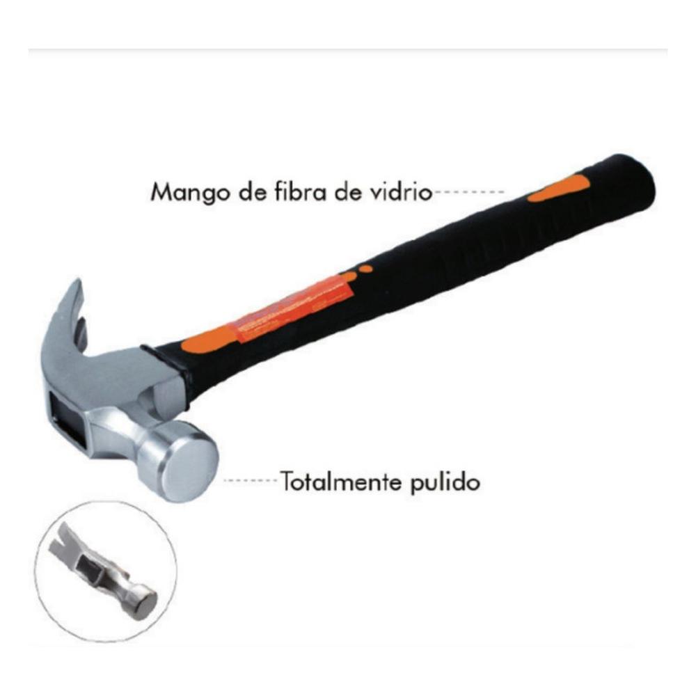 Foto 3 pulgar | Martillo Uña Curva Fumetax Mango Fibra Vidrio 32cm Sw81250701