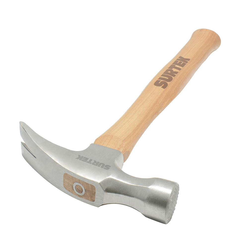 Foto 2 pulgar | Martillo De Uña Recta Con Cabeza Fresada Con Mango De Madra De 16'', 24 Oz Surtek