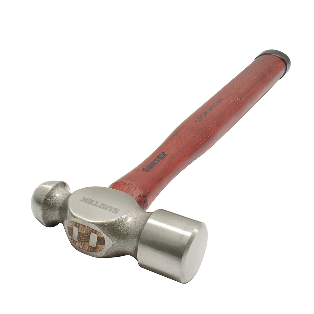 Martillo Pulido De Bola Con Mango De Madera Hickory Americano De 13'', 8 Oz Surtek