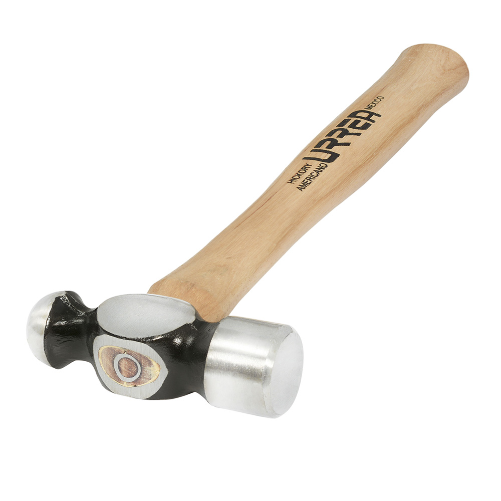 Martillo Maquinado De Bola Con Mango De Madera Hickory Americano De 18'', 48 Oz Urrea