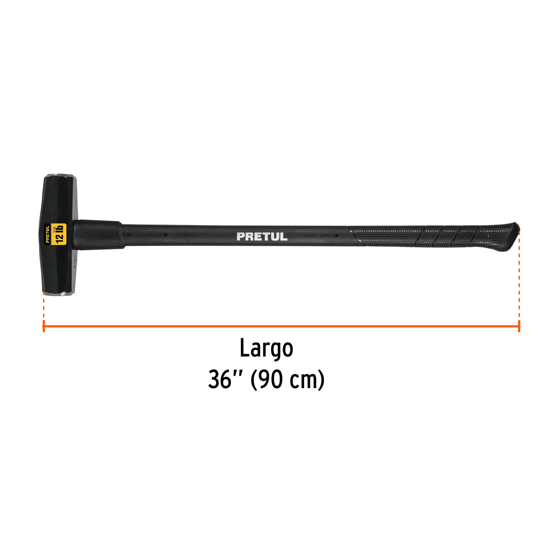 Foto 4 pulgar | Marro Tipo Nevada 12 Lbs Pretul Md12mp Mango 36 Pul