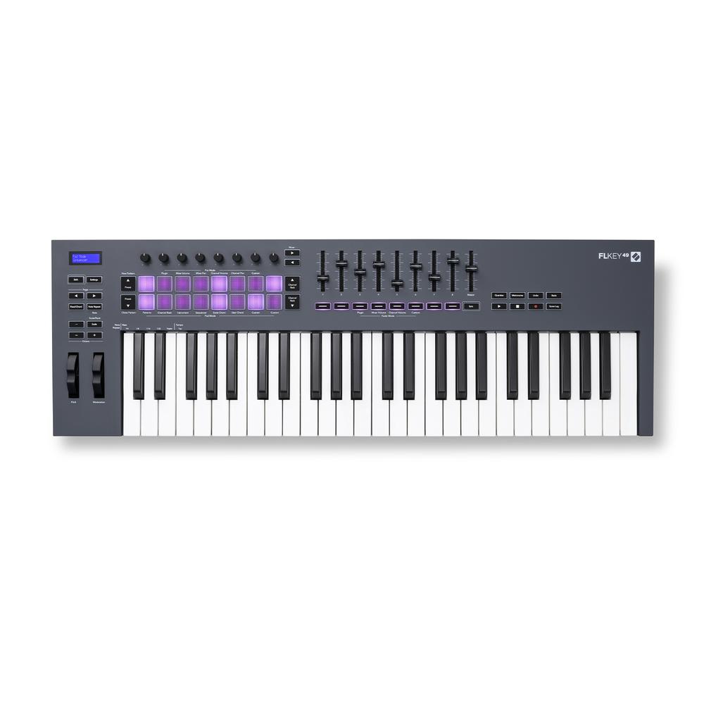 Teclado Midi Novation Flkey 49 Color Negro De 49 Mini Teclas