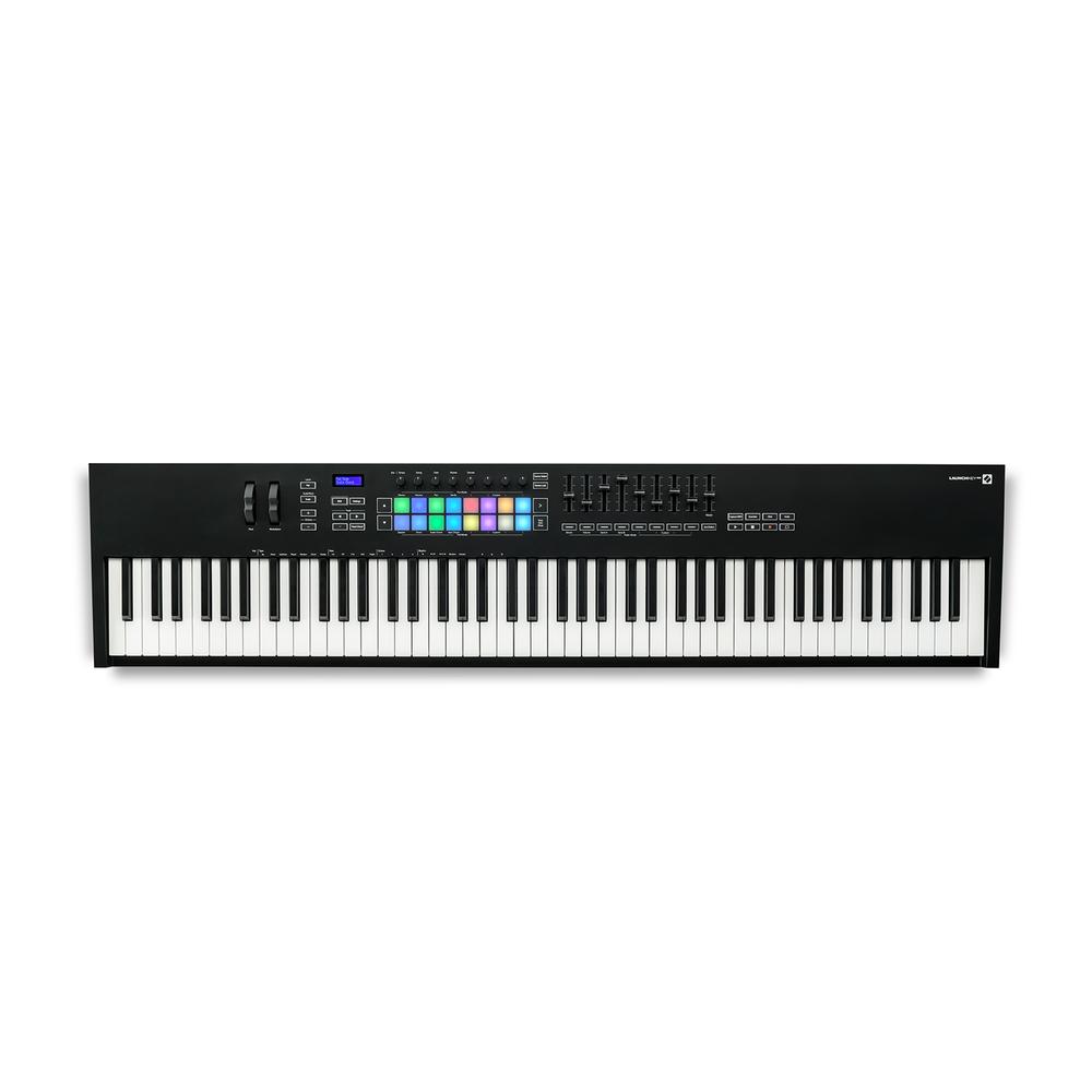 Foto 1 | Teclado Controlador Midi Novation Launchkey 88 Mk3 Color Negro 88 Teclas Semi Pesadas