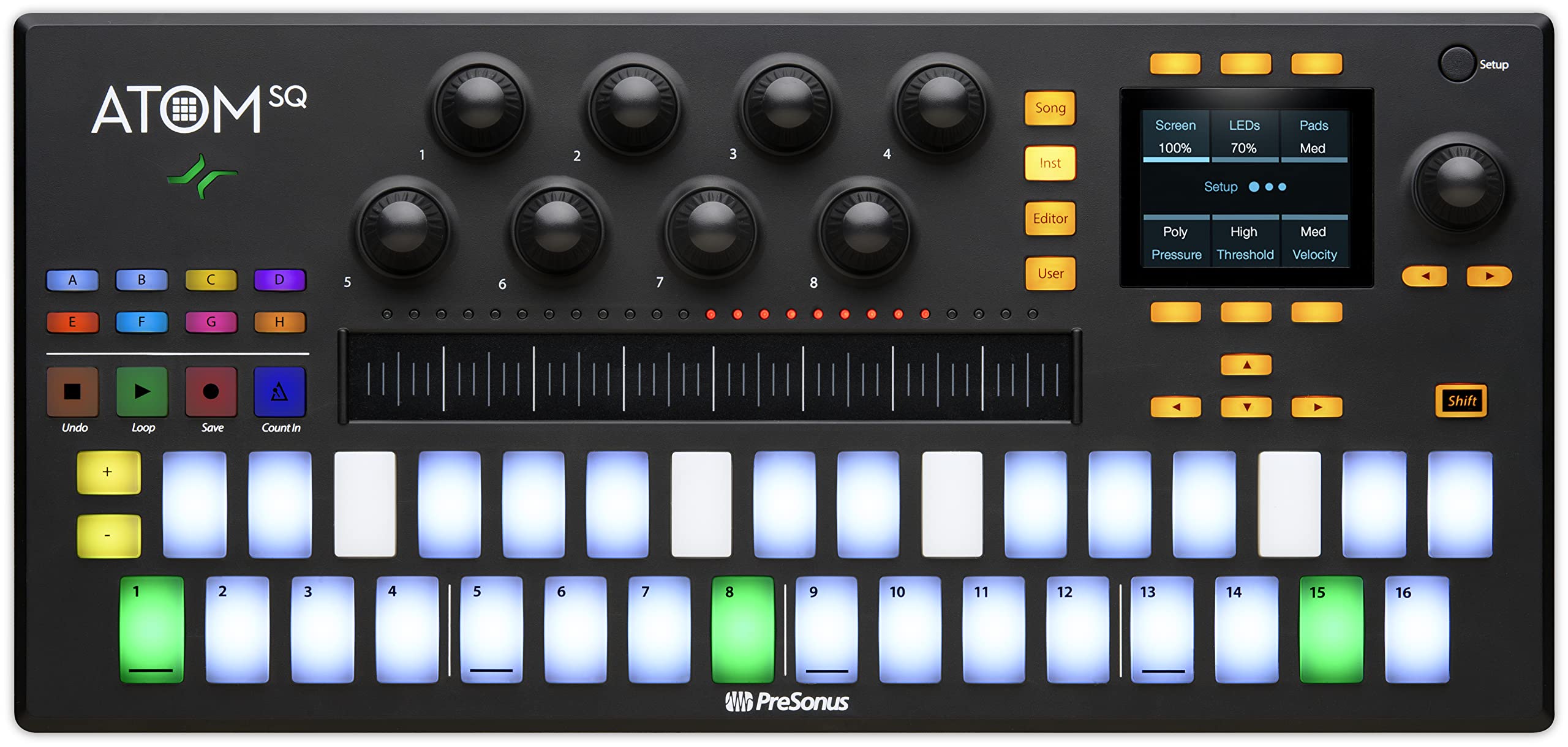 Foto 6 pulgar | Controlador De Teclado/teclado Midi Presonus Atom Sq Con Software - Venta Internacional.