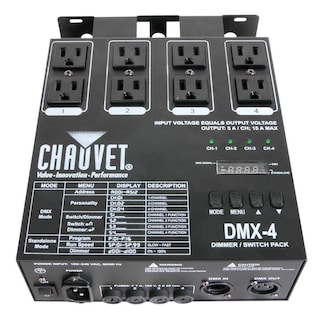Foto 1 | Controlador De Iluminación Led Chauvet Dj Dmx-4 De 4 Canales Plateado - Venta Internacional.
