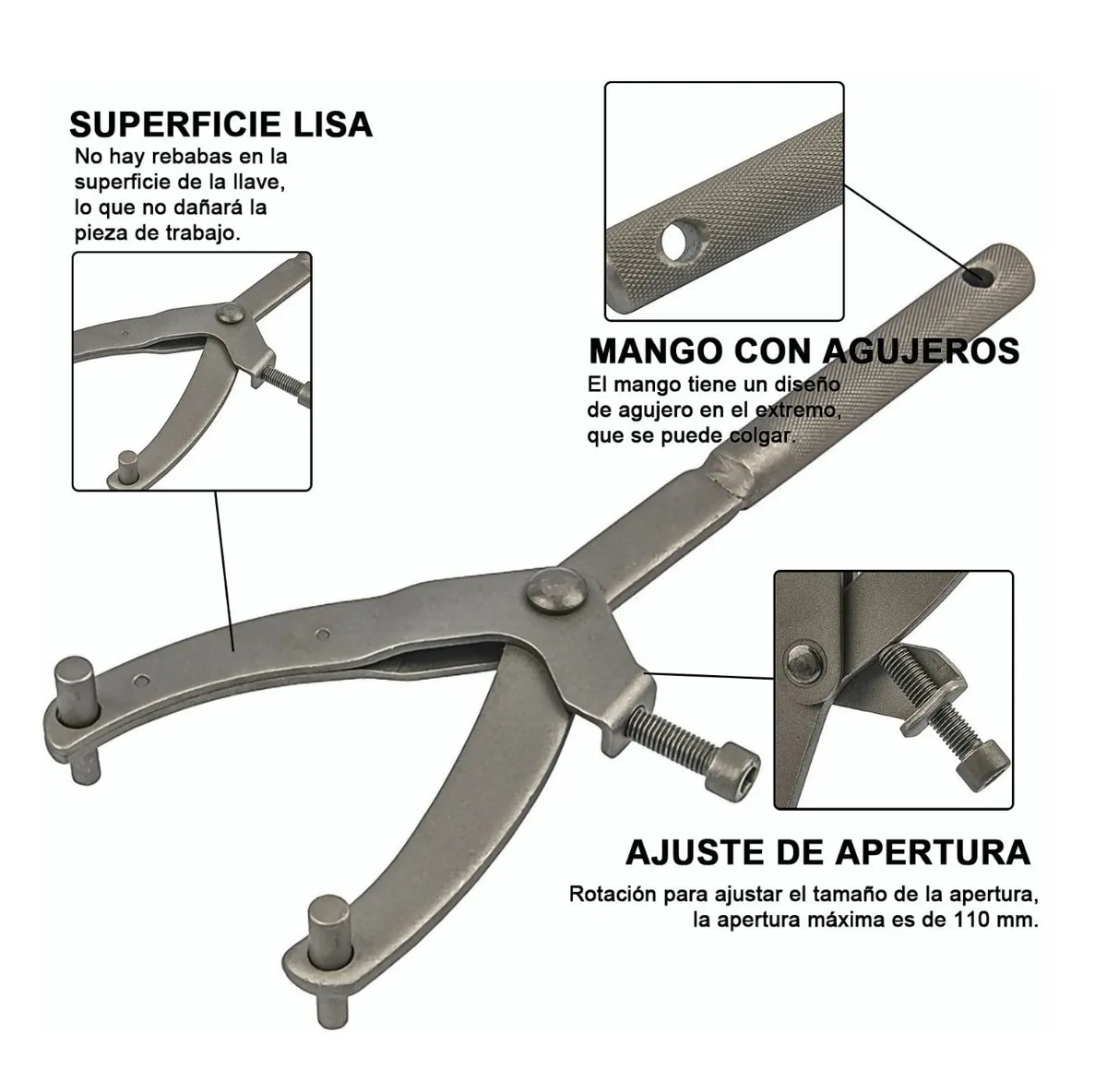 Foto 3 pulgar | Llave y Extractor de Clutch Polea Embrague EO Safe Imports ESI-203 color Gris