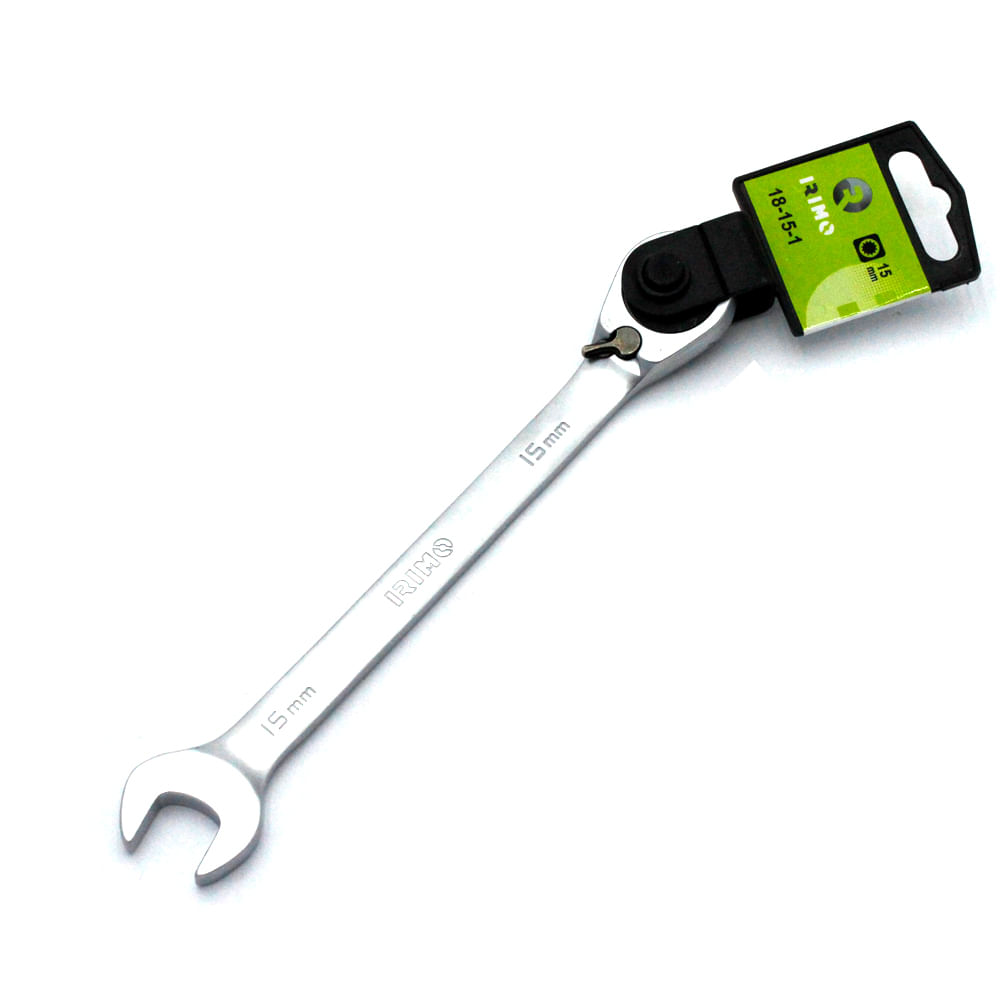 Llave Combinada de Matraca Irimo 18-15-1 15 mm
