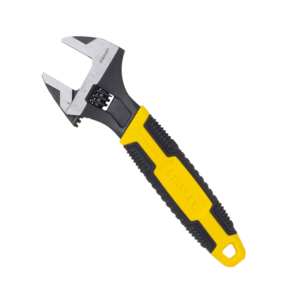 Llave Ajustable Stanley de 8" color Amarillo