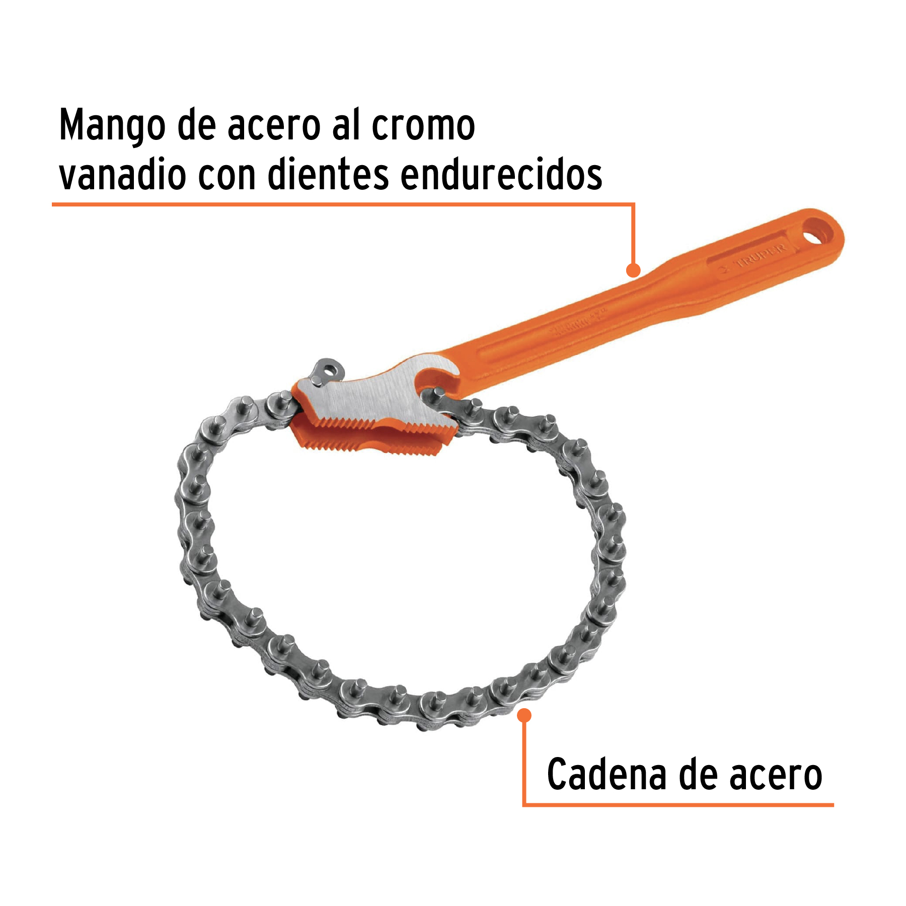 Foto 3 pulgar | Llave Universal con Cadena con Mango De 11, Truper