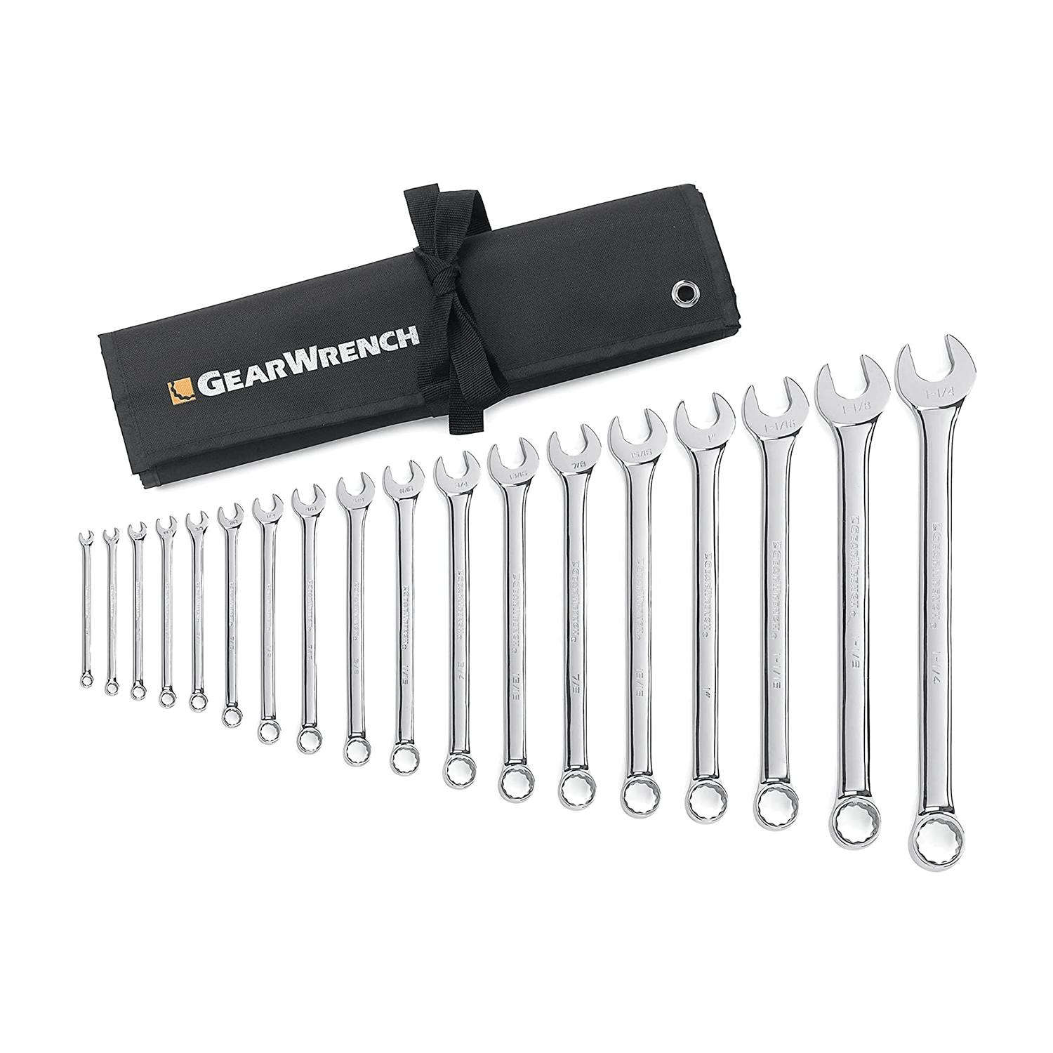 Foto 2 pulgar | Juego De Llaves Combinadas Extra Largas Sae Gearwrench 81917 18 Pz