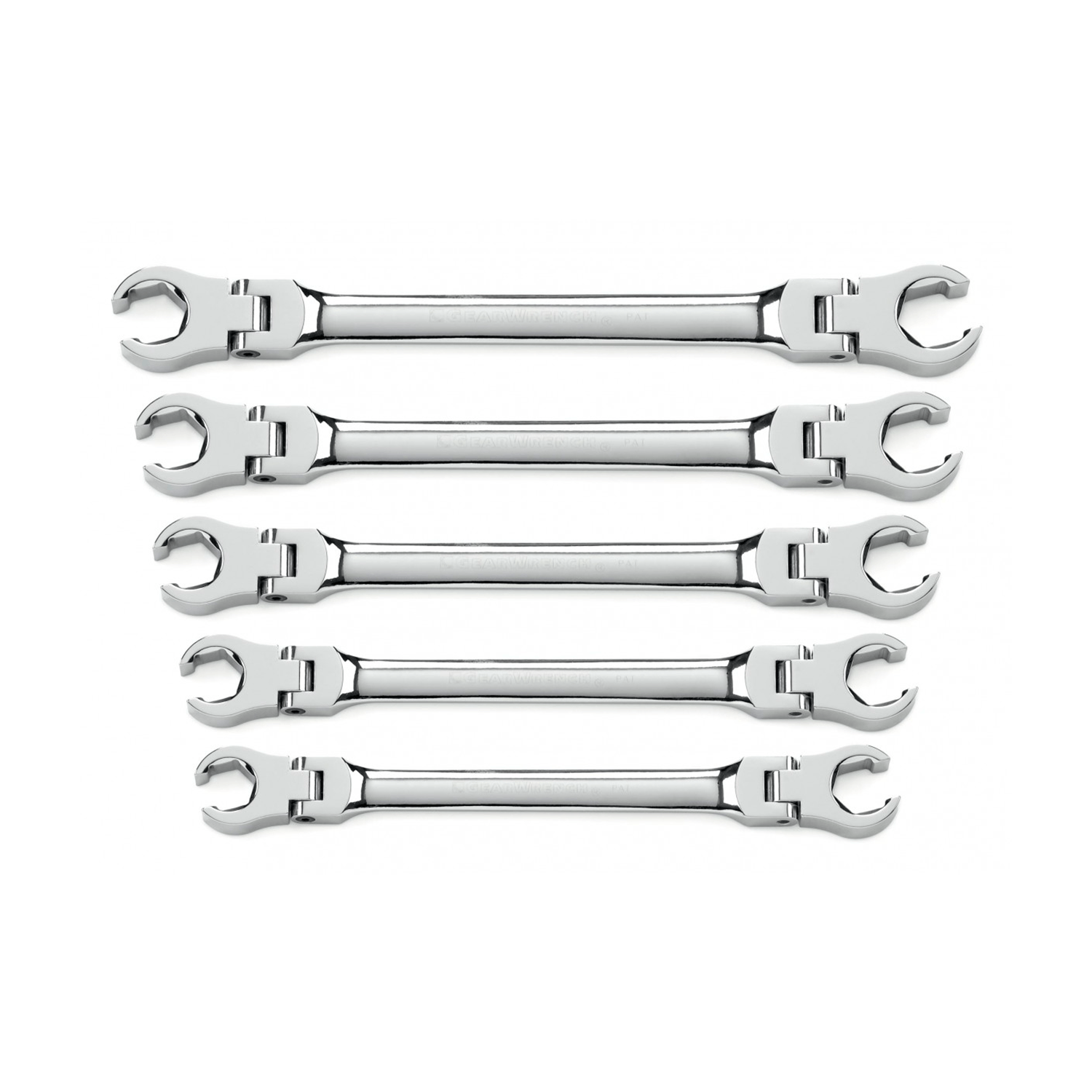 Juego Llaves Abocinas Cbzas Flex Sae Gearwrench 81910 5 Pz
