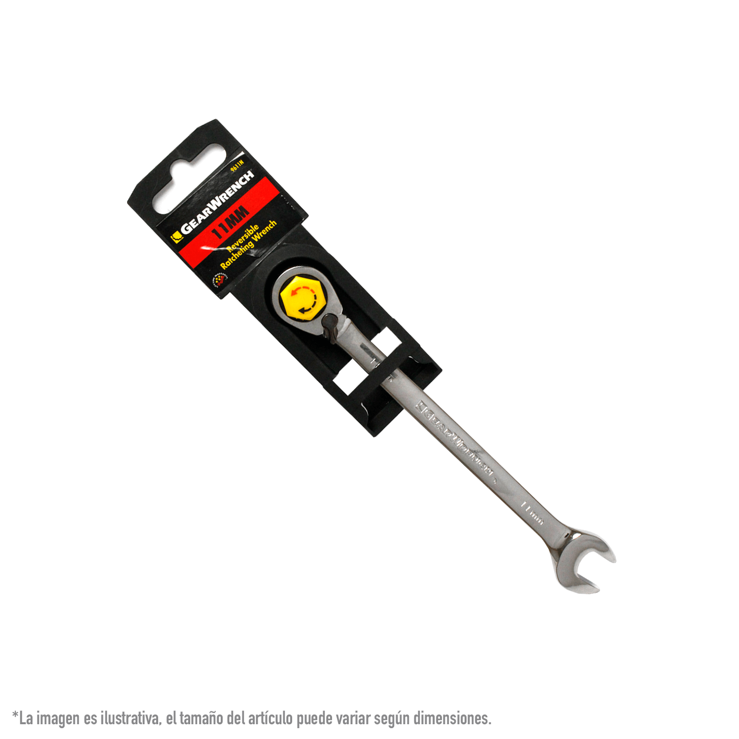 Llave Combinada Con Matraca Rev Gearwrench 9611 11mm