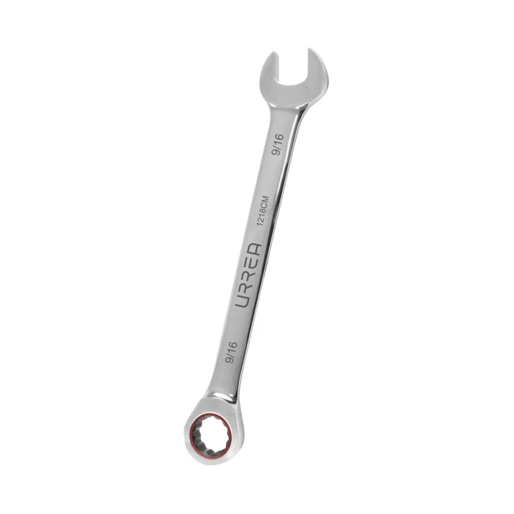 Llave Combinada 9/16'' Acero Pulido Espejo Matraca Urrea