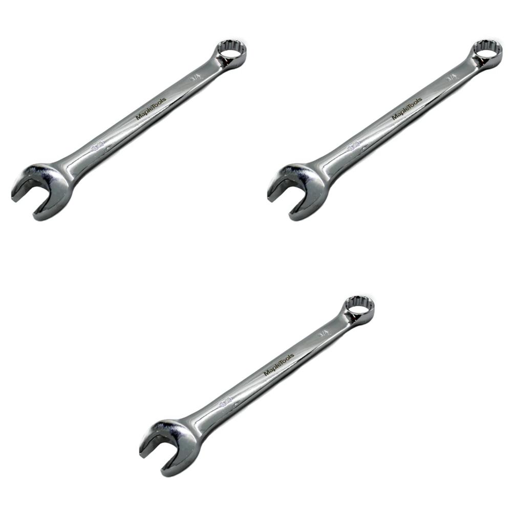 Foto 2 pulgar | Pack 3 Llaves Combinada 1/2'' Maple Tools