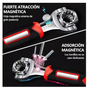 Foto 5 | Llave Inglesa 8 en 1 Multiusos 2 Piezas