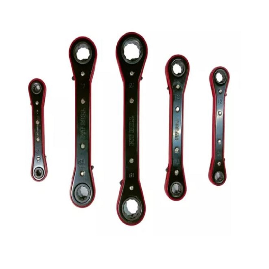 Foto 3 pulgar | Llaves Astrias Planas Con Matraca 5 Piezas Pit Bull Tools